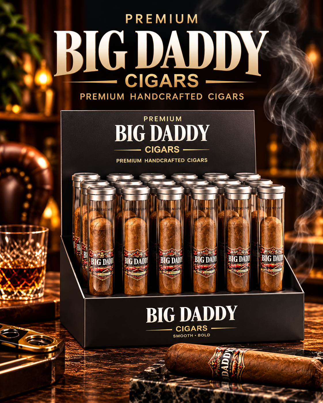 Big Daddy Cigars — premium stacked